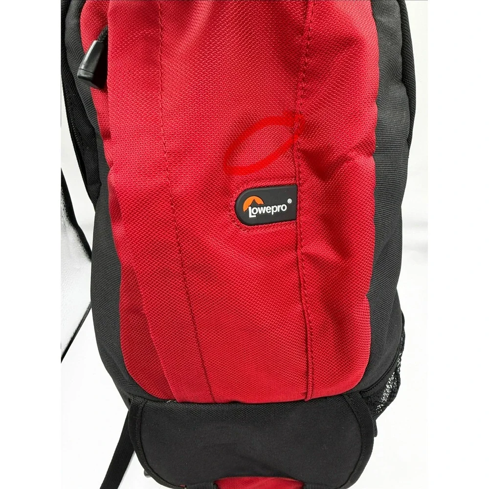 Lowepro Fastpack 100 Camera Backpack Unisex Small Red Black‎ DSLR Travel Bag
